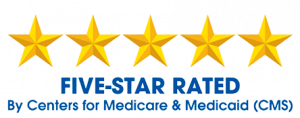Five-Star Rated by Centers for Medicare & Medicaid (CMS) logo